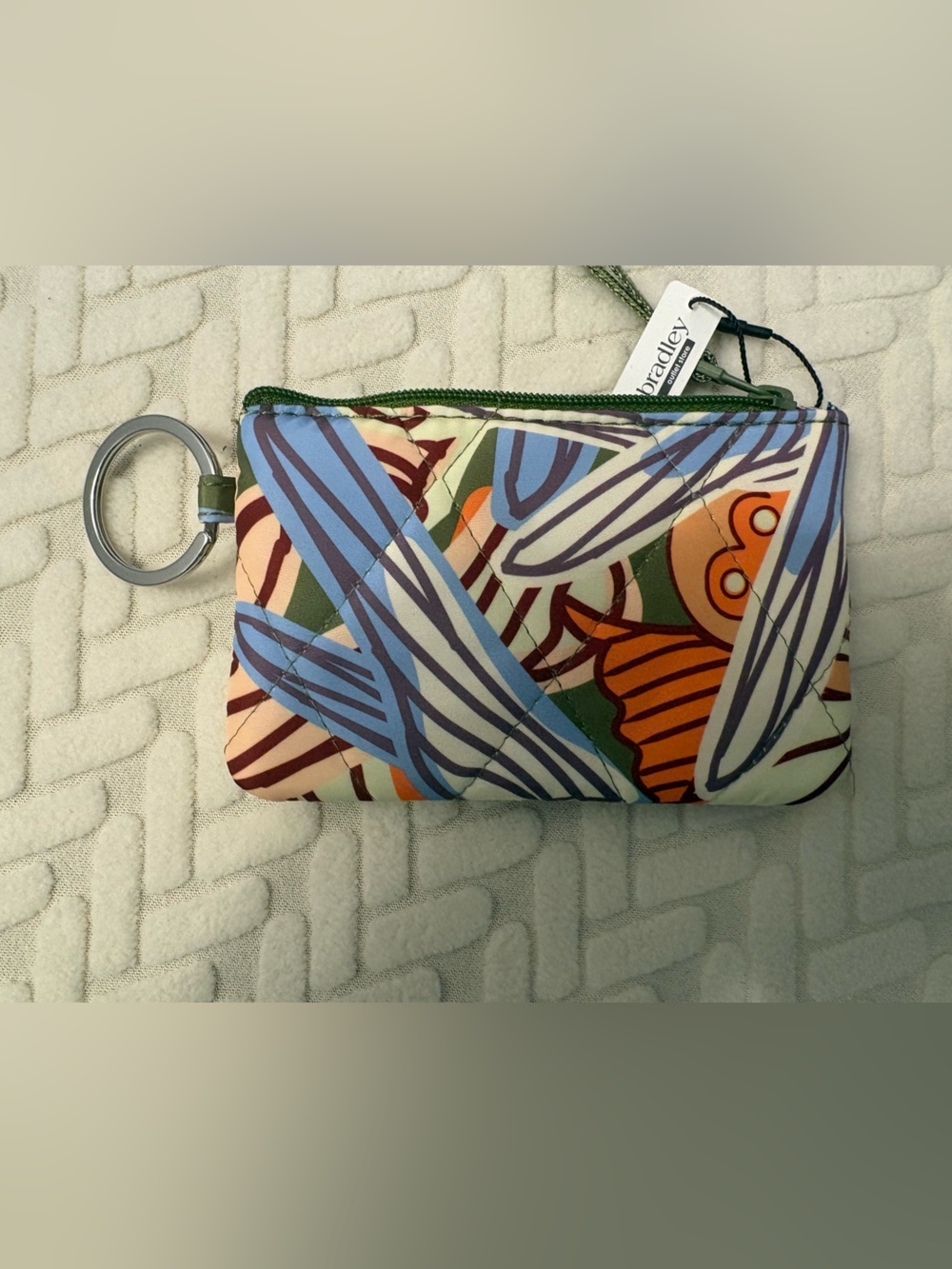 Vera Bradley Dragon Fly Zip ID Case -New-